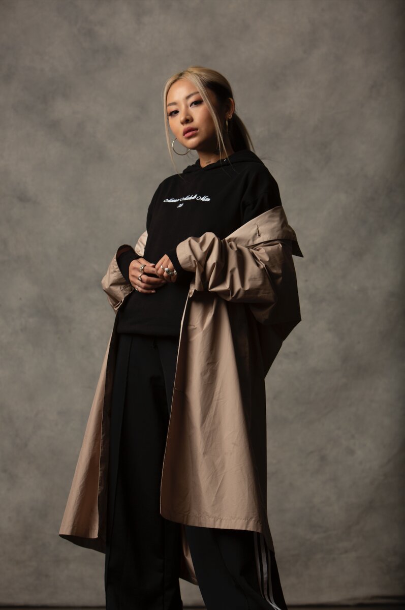 Editorial trench coat